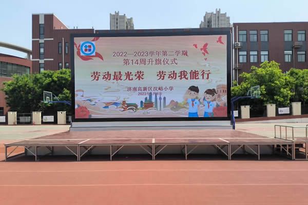 舞臺背景墻尺寸6*10米，配多大的LED顯示屏合適？